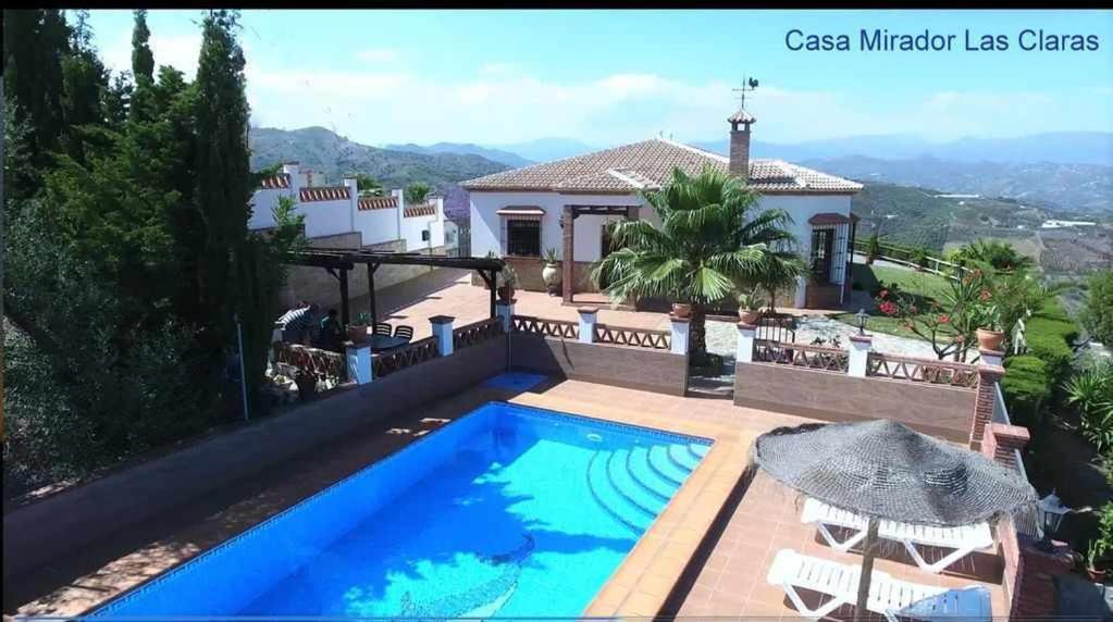 Casa Mirador Las Claras Con Piscina Privada Jardin Iznate Exterior foto